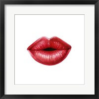 Emotion Lips I Framed Print