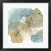 Framed 'Fading Pieces I' border=