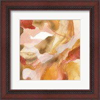 Framed 'Sunset Marble II' border=