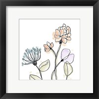 Framed 'Spindle Blossoms VII' border=