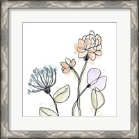 Framed 'Spindle Blossoms VII' border=