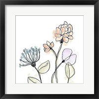 Spindle Blossoms VII Framed Print