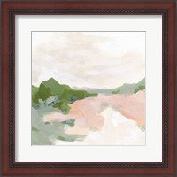 Framed 'Pastoral Inlet I' border=