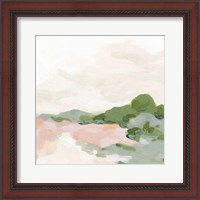 Framed 'Pastoral Inlet II' border=