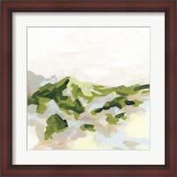 Framed 'Emerald Hills I' border=