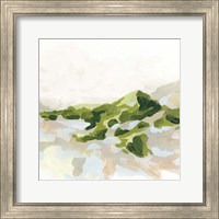 Framed 'Emerald Hills II' border=