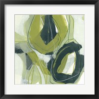 Verdigris Motion II Framed Print