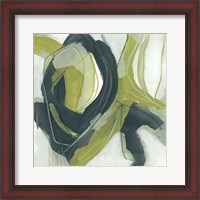 Framed 'Verdigris Motion IV' border=