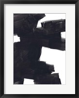 Block Brush I Framed Print