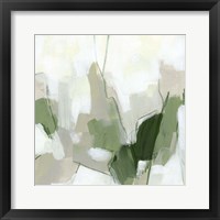 Framed 'Emerald Fragment II' border=