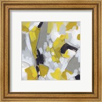 Framed 'Citron Confetti I' border=