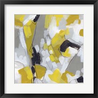 Citron Confetti I Framed Print