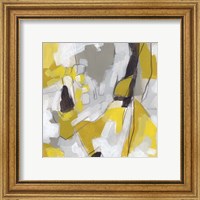 Framed 'Citron Confetti II' border=