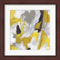 Framed 'Citron Confetti II' border=