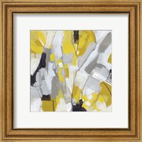 Framed 'Citron Confetti III' border=