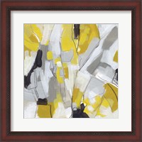 Framed 'Citron Confetti III' border=