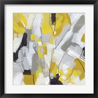 Framed 'Citron Confetti III' border=