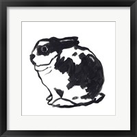 Framed Winter Rabbit IV