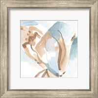 Framed 'Abstracted Shells I' border=