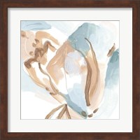 Framed 'Abstracted Shells I' border=