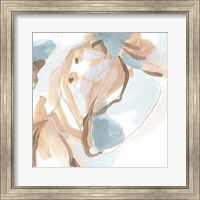 Framed 'Abstracted Shells II' border=