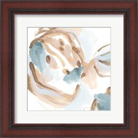 Framed 'Abstracted Shells III' border=