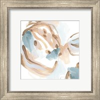 Framed 'Abstracted Shells III' border=