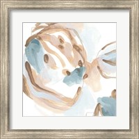 Framed 'Abstracted Shells III' border=