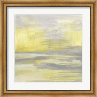 Framed 'Citron Shore I' border=