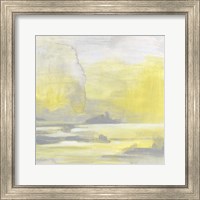 Framed 'Citron Shore II' border=