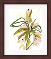 Framed 'Tropical Cadenza I' border=