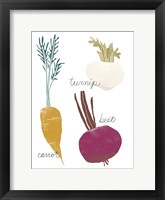 Framed Simple Veggies I