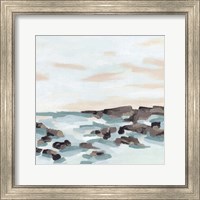 Framed 'Coastal Shoals II' border=