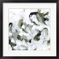 Framed 'Snow Lichen II' border=