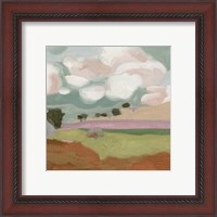 Framed 'Violet Fields IV' border=