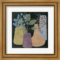 Framed 'Decorative Vases III' border=