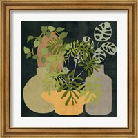 Framed 'Decorative Vases IV' border=