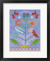 Embroidered Garden I Framed Print