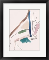 Seated Female Figure I Framed Print