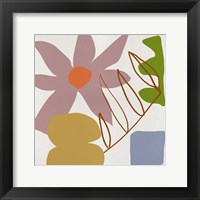 Framed 'Flower Petals II' border=