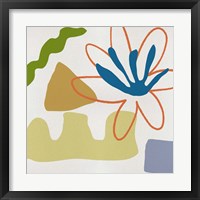 Framed 'Flower Petals III' border=