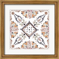 Framed 'Summertime Ceramic II' border=