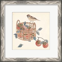 Framed 'Basket with Fruit IV' border=