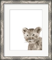 Framed 'Safari Animal Portraits I' border=