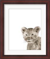 Framed 'Safari Animal Portraits I' border=