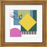 Framed 'Pianist IV' border=