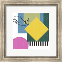 Framed 'Pianist IV' border=