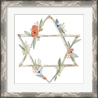 Framed 'Adorned Star I' border=