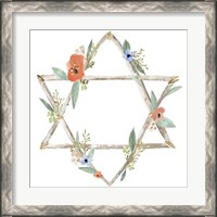 Framed 'Adorned Star I' border=