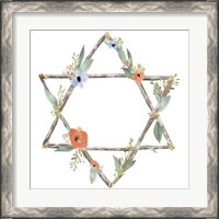 Framed 'Adorned Star II' border=